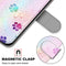 For Samsung Galaxy A52 5G / 4G Coloured Drawing Cross Texture Horizontal Flip PU Leather Case with Holder & Card Slots & Wallet & Lanyard(Footprint Water Drops)