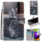 For Samsung Galaxy A52 5G / 4G Coloured Drawing Cross Texture Horizontal Flip PU Leather Case with Holder & Card Slots & Wallet & Lanyard(Cat Becomes Tiger)