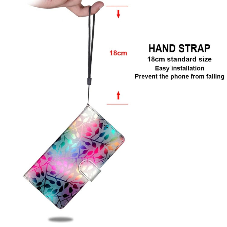 For Alcatel 1S 2021 / 3L 2021 Coloured Drawing Cross Texture Horizontal Flip PU Leather Case with Holder & Card Slots & Wallet & Lanyard(Translucent Glass)