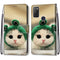For Alcatel 1S 2021 / 3L 2021 Coloured Drawing Cross Texture Horizontal Flip PU Leather Case with Holder & Card Slots & Wallet & Lanyard(Frog Kitten)
