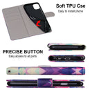 For Xiaomi Redmi Note 9T / Note 9 5G Coloured Drawing Cross Texture Horizontal Flip PU Leather Case with Holder & Card Slots & Wallet & Lanyard(Translucent Glass)