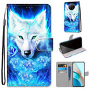 For Xiaomi Redmi Note 9T / Note 9 5G Coloured Drawing Cross Texture Horizontal Flip PU Leather Case with Holder & Card Slots & Wallet & Lanyard(Dick Rose Wolf)