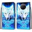 For Xiaomi Redmi Note 9T / Note 9 5G Coloured Drawing Cross Texture Horizontal Flip PU Leather Case with Holder & Card Slots & Wallet & Lanyard(Dick Rose Wolf)
