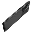 For Xiaomi Redmi Note 10 Pro / Note 10 Pro Max Carbon Fiber Texture Shockproof TPU Case(Blue)