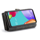 For Samsung Galaxy A52 5G / 4G CaseMe Detachable Multifunctional Horizontal Flip Leather Case, with Card Slot & Holder & Zipper Wallet & Photo Frame(Black)