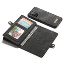 For Samsung Galaxy A52 5G / 4G CaseMe Detachable Multifunctional Horizontal Flip Leather Case, with Card Slot & Holder & Zipper Wallet & Photo Frame(Black)
