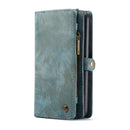 For Samsung Galaxy A52 5G / 4G CaseMe Detachable Multifunctional Horizontal Flip Leather Case, with Card Slot & Holder & Zipper Wallet & Photo Frame(Blue)