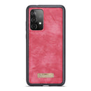 For Samsung Galaxy A52 5G / 4G CaseMe Detachable Multifunctional Horizontal Flip Leather Case, with Card Slot & Holder & Zipper Wallet & Photo Frame(Red)