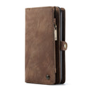 For Samsung Galaxy A52 5G / 4G CaseMe Detachable Multifunctional Horizontal Flip Leather Case, with Card Slot & Holder & Zipper Wallet & Photo Frame(Brown)