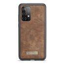 For Samsung Galaxy A52 5G / 4G CaseMe Detachable Multifunctional Horizontal Flip Leather Case, with Card Slot & Holder & Zipper Wallet & Photo Frame(Brown)