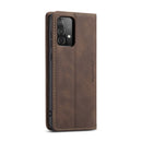 For Samsung Galaxy A52 5G / 4G CaseMe 013 Multifunctional Horizontal Flip Leather Case with Holder & Card Slot & Wallet(Coffee)