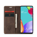For Samsung Galaxy A52 5G / 4G CaseMe 013 Multifunctional Horizontal Flip Leather Case with Holder & Card Slot & Wallet(Coffee)