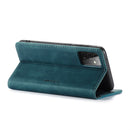 For Samsung Galaxy A72 5G / 4G CaseMe 013 Multifunctional Horizontal Flip Leather Case with Holder & Card Slot & Wallet(Blue)