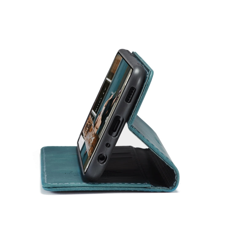 For Samsung Galaxy A72 5G / 4G CaseMe 013 Multifunctional Horizontal Flip Leather Case with Holder & Card Slot & Wallet(Blue)