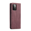 For Samsung Galaxy A72 5G / 4G CaseMe 013 Multifunctional Horizontal Flip Leather Case with Holder & Card Slot & Wallet(Wine Red)