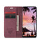 For Samsung Galaxy A72 5G / 4G CaseMe 013 Multifunctional Horizontal Flip Leather Case with Holder & Card Slot & Wallet(Wine Red)
