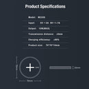 NILLKIN MC026 Portable Button Fast Charging Wireless Charger(Black)