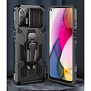 For Motorola Moto G Play (2021) Machine Armor Warrior Shockproof PC + TPU Protective Case(Red)