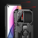 For Motorola Moto G Play (2021) Machine Armor Warrior Shockproof PC + TPU Protective Case(Red)