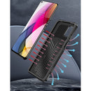 For Motorola Moto G Play (2021) Machine Armor Warrior Shockproof PC + TPU Protective Case(Red)