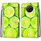 For Xiaomi Redmi Note 9 5G / Note 9T Coloured Drawing Cross Texture Horizontal Flip PU Leather Case with Holder & Card Slots & Wallet & Lanyard(Green Lemon)