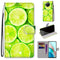 For Xiaomi Redmi Note 9 5G / Note 9T Coloured Drawing Cross Texture Horizontal Flip PU Leather Case with Holder & Card Slots & Wallet & Lanyard(Green Lemon)