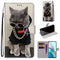 For Xiaomi Redmi Note 9 5G / Note 9T Coloured Drawing Cross Texture Horizontal Flip PU Leather Case with Holder & Card Slots & Wallet & Lanyard(Golden Chain Grey Cat)