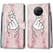For Xiaomi Redmi Note 9 5G / Note 9T Coloured Drawing Cross Texture Horizontal Flip PU Leather Case with Holder & Card Slots & Wallet & Lanyard(Pink Hands Heart)