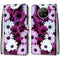 For Xiaomi Redmi Note 9 5G / Note 9T Coloured Drawing Cross Texture Horizontal Flip PU Leather Case with Holder & Card Slots & Wallet & Lanyard(Chrysanthemum Pink White Purple)