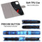 For Xiaomi Redmi Note 9 5G / Note 9T Coloured Drawing Cross Texture Horizontal Flip PU Leather Case with Holder & Card Slots & Wallet & Lanyard(Blue Red Butterfly)