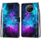 For Xiaomi Redmi Note 9 5G / Note 9T Coloured Drawing Cross Texture Horizontal Flip PU Leather Case with Holder & Card Slots & Wallet & Lanyard(Purple Green Starry Sky)