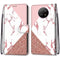 For Xiaomi Redmi Note 9 5G / Note 9T Coloured Drawing Cross Texture Horizontal Flip PU Leather Case with Holder & Card Slots & Wallet & Lanyard(Pink Stone Texture)