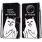 For Xiaomi Redmi Note 9 5G / Note 9T Coloured Drawing Cross Texture Horizontal Flip PU Leather Case with Holder & Card Slots & Wallet & Lanyard(Middle Finger White Cat)