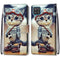 For Samsung Galaxy A12 / M12 Coloured Drawing Cross Texture Horizontal Flip PU Leather Case with Holder & Card Slots & Wallet & Lanyard(Leather Shoes Cat)