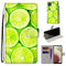 For Samsung Galaxy A12 / M12 Coloured Drawing Cross Texture Horizontal Flip PU Leather Case with Holder & Card Slots & Wallet & Lanyard(Green Lemon)