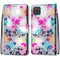 For Samsung Galaxy A12 / M12 Coloured Drawing Cross Texture Horizontal Flip PU Leather Case with Holder & Card Slots & Wallet & Lanyard(Gradient Colorful Flower)