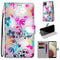 For Samsung Galaxy A12 / M12 Coloured Drawing Cross Texture Horizontal Flip PU Leather Case with Holder & Card Slots & Wallet & Lanyard(Gradient Colorful Flower)