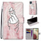 For Samsung Galaxy A12 / M12 Coloured Drawing Cross Texture Horizontal Flip PU Leather Case with Holder & Card Slots & Wallet & Lanyard(Pink Hands Heart)