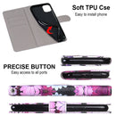 For Samsung Galaxy A12 / M12 Coloured Drawing Cross Texture Horizontal Flip PU Leather Case with Holder & Card Slots & Wallet & Lanyard(Chrysanthemum Pink White Purple)