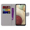 For Samsung Galaxy A12 / M12 Coloured Drawing Cross Texture Horizontal Flip PU Leather Case with Holder & Card Slots & Wallet & Lanyard(Purple Green Starry Sky)