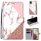 For Samsung Galaxy A12 / M12 Coloured Drawing Cross Texture Horizontal Flip PU Leather Case with Holder & Card Slots & Wallet & Lanyard(Pink Stone Texture)