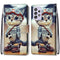 For Samsung Galaxy A52 5G Coloured Drawing Cross Texture Horizontal Flip PU Leather Case with Holder & Card Slots & Wallet & Lanyard(Leather Shoes Cat)