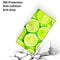 For Samsung Galaxy A52 5G Coloured Drawing Cross Texture Horizontal Flip PU Leather Case with Holder & Card Slots & Wallet & Lanyard(Green Lemon)