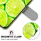 For Samsung Galaxy A52 5G Coloured Drawing Cross Texture Horizontal Flip PU Leather Case with Holder & Card Slots & Wallet & Lanyard(Green Lemon)