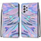 For Samsung Galaxy A52 5G Coloured Drawing Cross Texture Horizontal Flip PU Leather Case with Holder & Card Slots & Wallet & Lanyard(Fluorescent Water Texture)