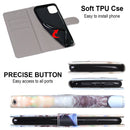 For Samsung Galaxy A52 5G Coloured Drawing Cross Texture Horizontal Flip PU Leather Case with Holder & Card Slots & Wallet & Lanyard(Big Cat Holding Kitten)