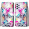 For Samsung Galaxy A52 5G Coloured Drawing Cross Texture Horizontal Flip PU Leather Case with Holder & Card Slots & Wallet & Lanyard(Gradient Colorful Flower)