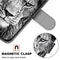 For Samsung Galaxy A52 5G Coloured Drawing Cross Texture Horizontal Flip PU Leather Case with Holder & Card Slots & Wallet & Lanyard(Black White Lion Head)