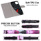 For Samsung Galaxy A52 5G Coloured Drawing Cross Texture Horizontal Flip PU Leather Case with Holder & Card Slots & Wallet & Lanyard(Chrysanthemum Pink White Purple)