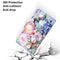 For Samsung Galaxy A52 5G Coloured Drawing Cross Texture Horizontal Flip PU Leather Case with Holder & Card Slots & Wallet & Lanyard(Light Pink Bouquet)